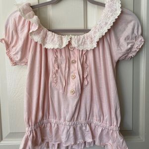 Liz Lisa x My Melody (Lizmelo) Peplum Top